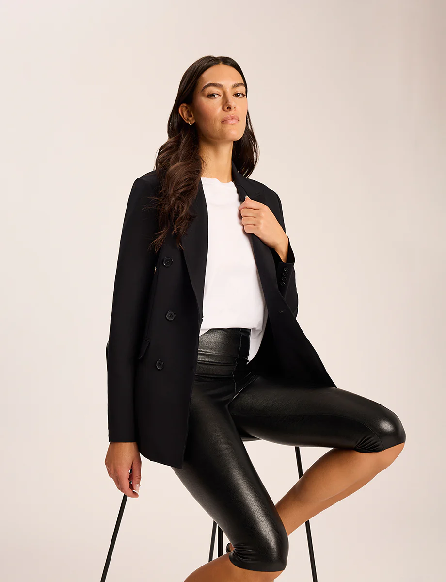 Neoprene CEO Double-Breasted Blazer - Image 3
