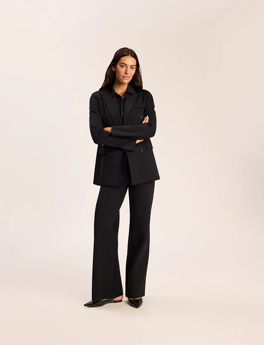 Neoprene CEO Double-Breasted Blazer - Image 5