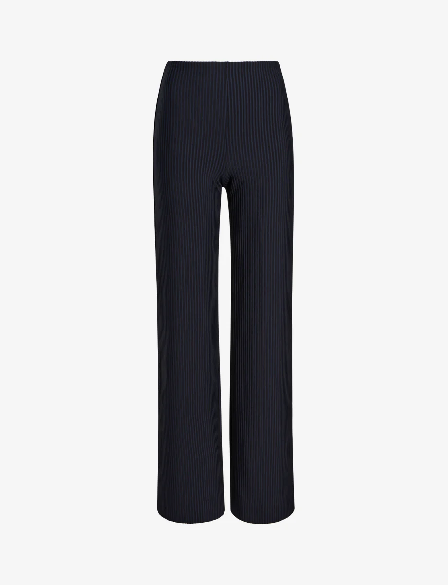 Neoprene Stripe Wide Leg Pant - Image 5