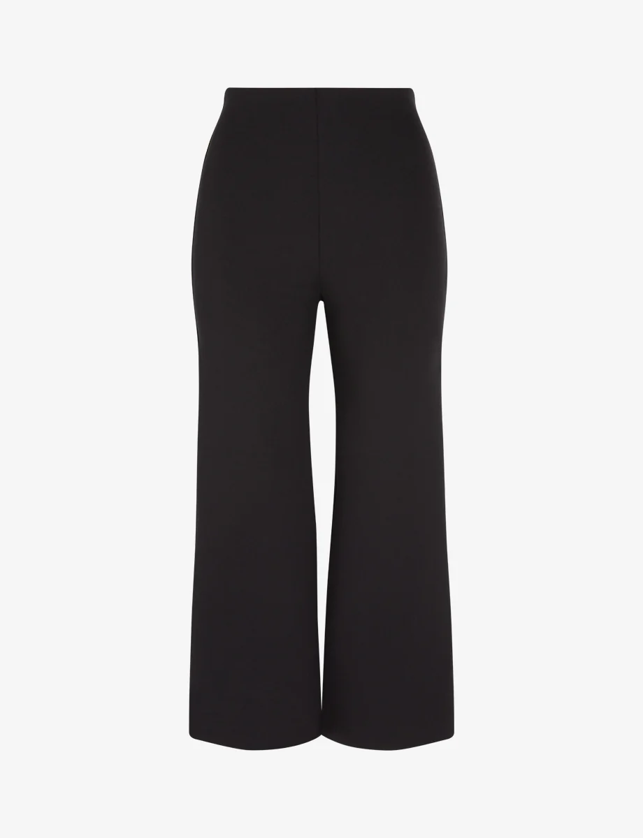Neoprene Cropped Wide Leg Pant - Image 4