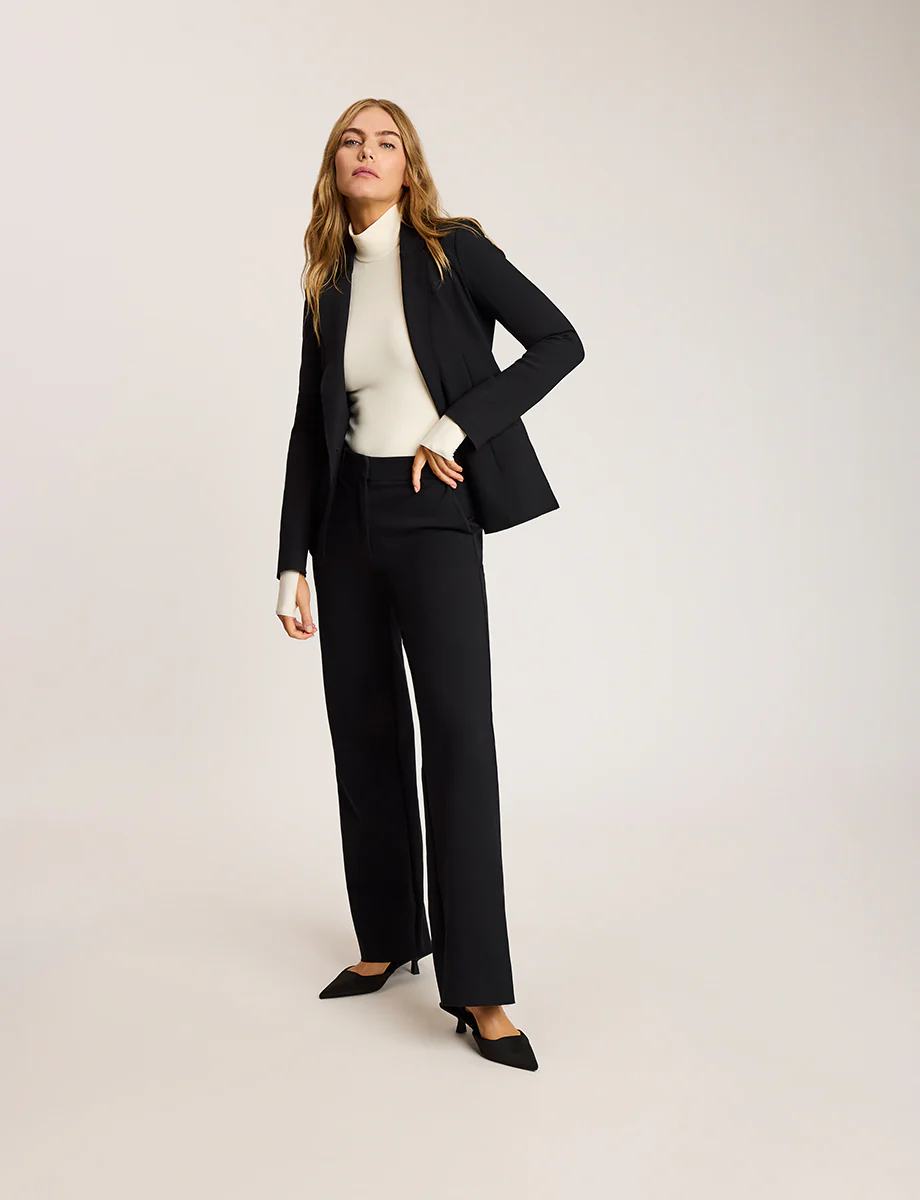 Neoprene Turtleneck Bodysuit with Thumbholes - Image 8
