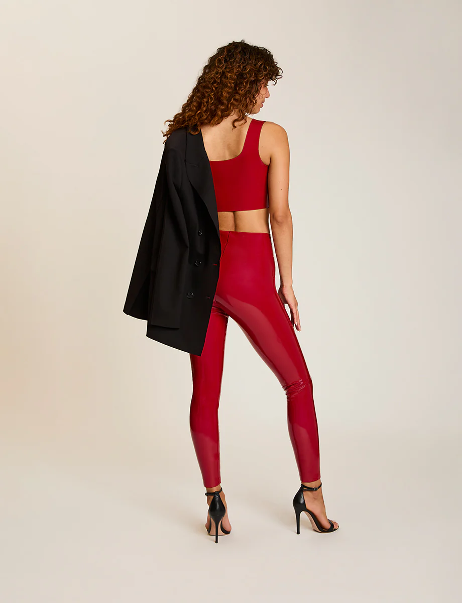 Faux Patent Leather Legging - Image 23