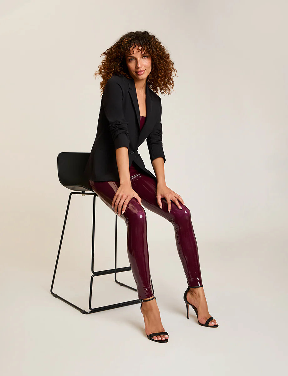 Faux Patent Leather Legging - Image 32