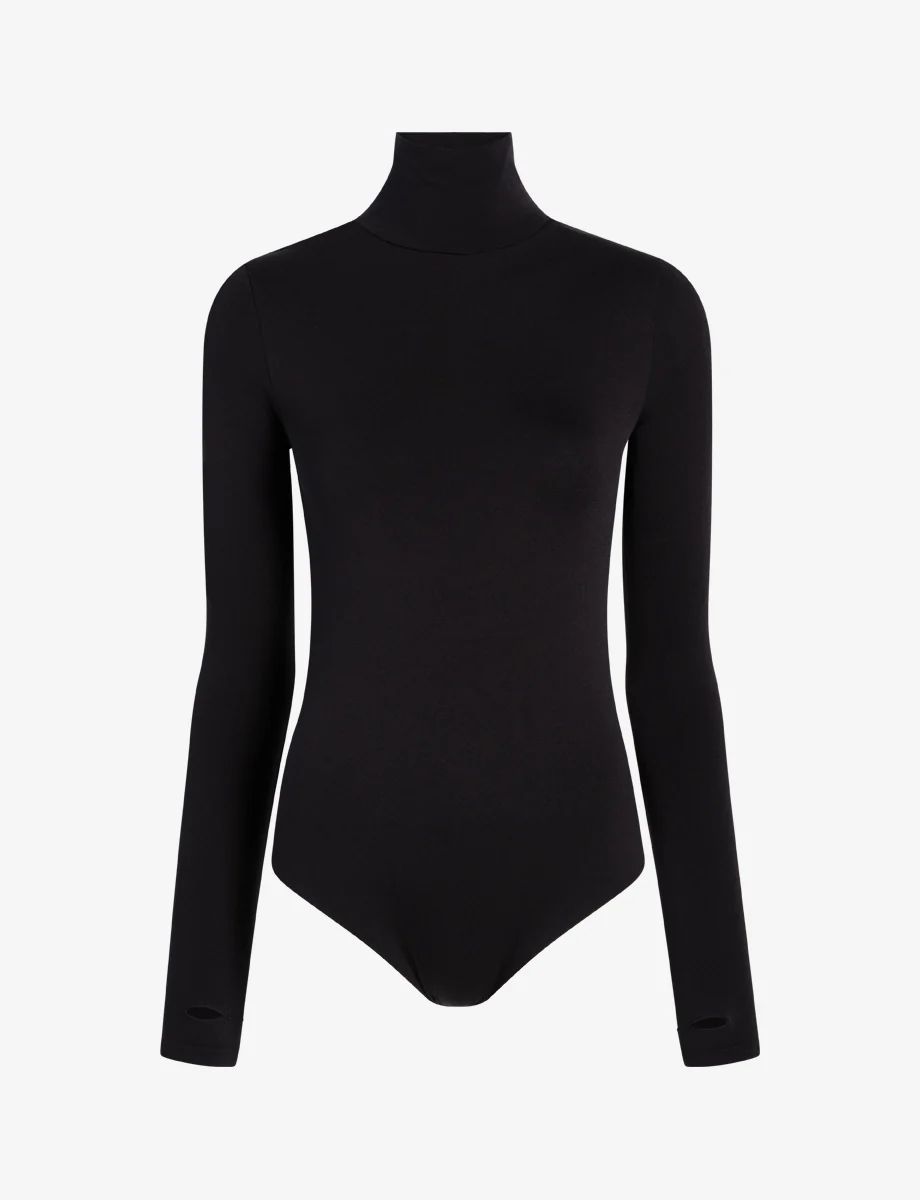 Prima Ballet Turtleneck Bodysuit with Thumbholes - Image 4