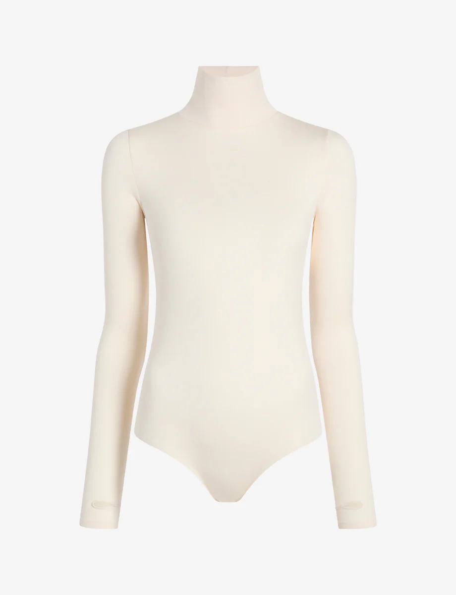Prima Ballet Turtleneck Bodysuit with Thumbholes - Image 8