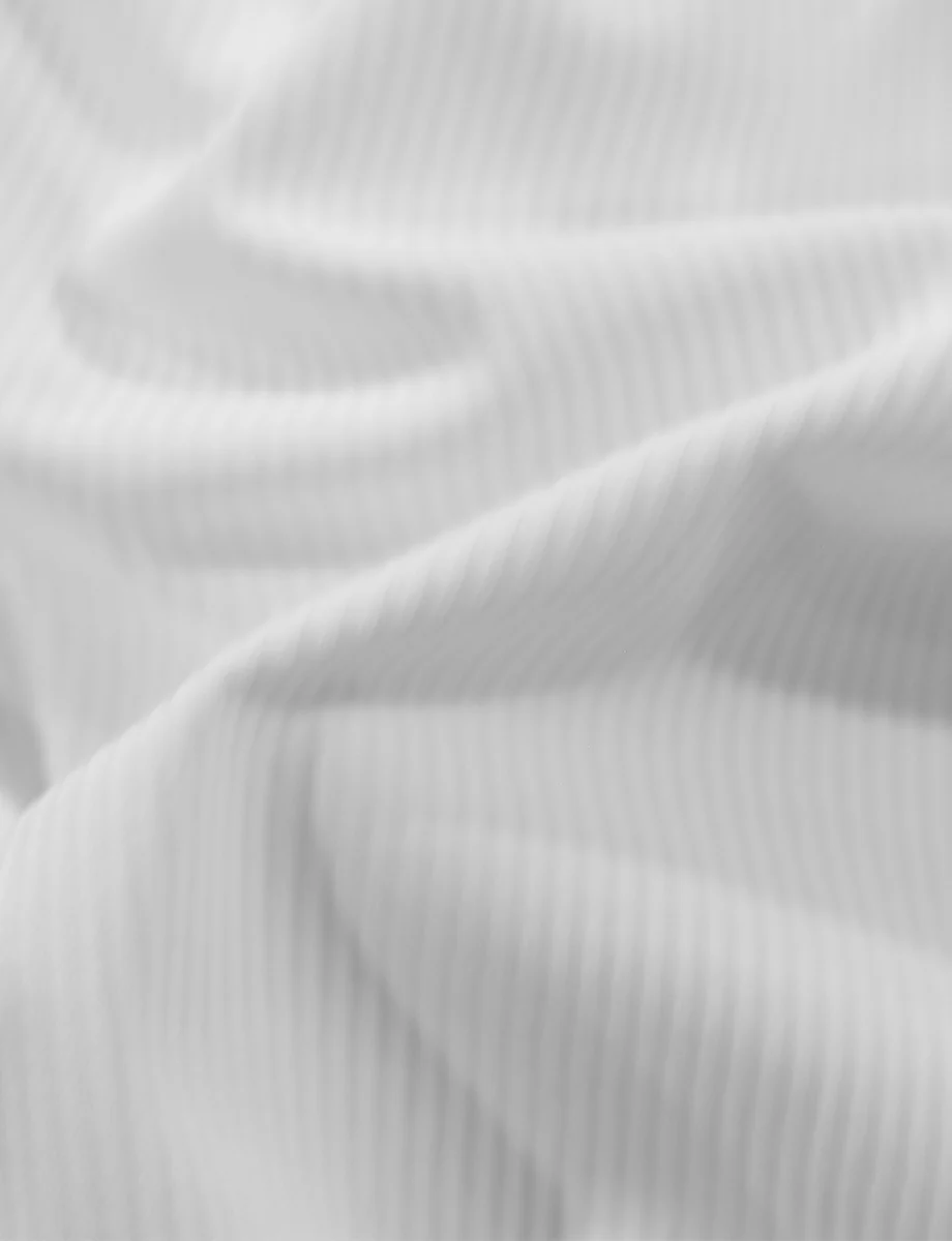 Classic Ribbed Button Down Bodysuit - Image 6