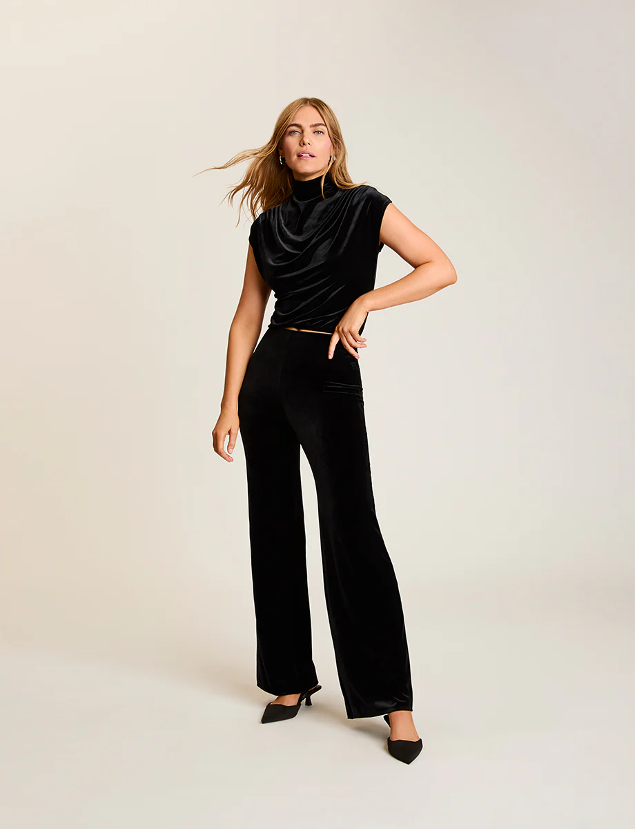 Velvet Wide Leg Pant - Image 2