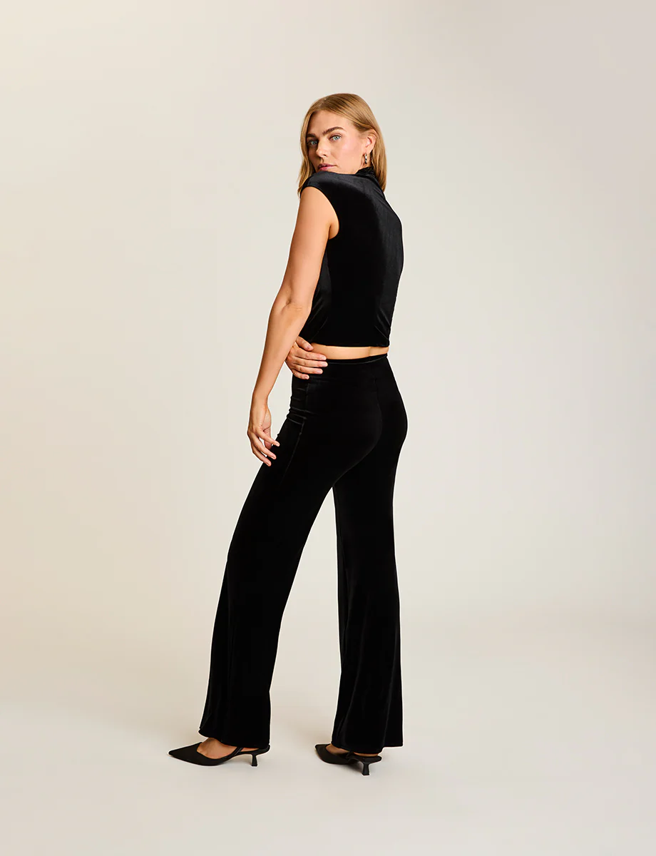 Velvet Wide Leg Pant - Image 3